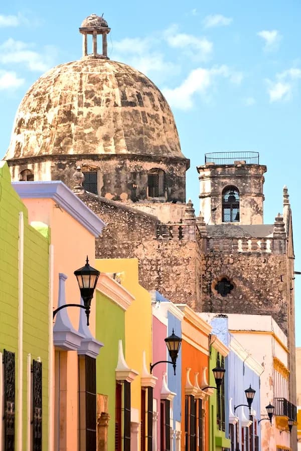 Calle colonial de Campeche